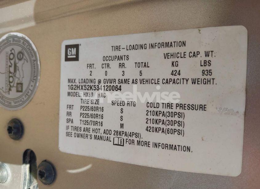 Photo 9 of 2003 Pontiac Bonneville SE (VIN 1G2HX52K534120064)