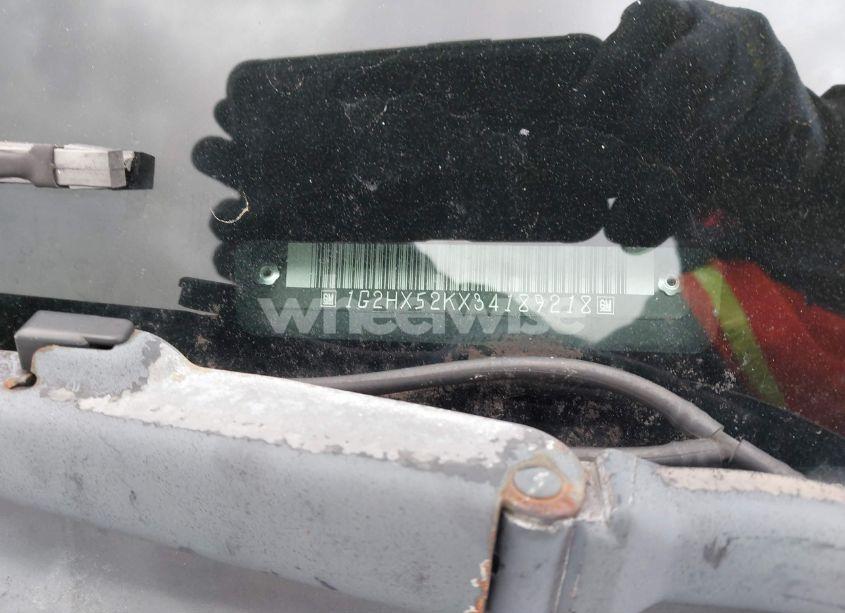 Photo 9 of 2003 Pontiac Bonneville SE (VIN 1G2HX52KX34189218)