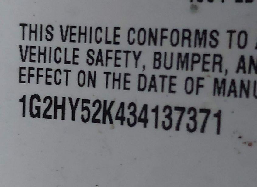 Photo 9 of 2003 Pontiac Bonneville SLE (VIN 1G2HY52K434137371)