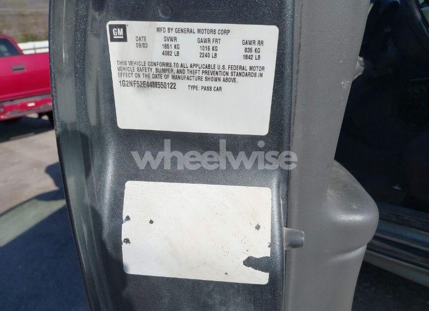 Photo 9 of 2004 Pontiac Grand AM SE1 (VIN 1G2NF52E44M550122)