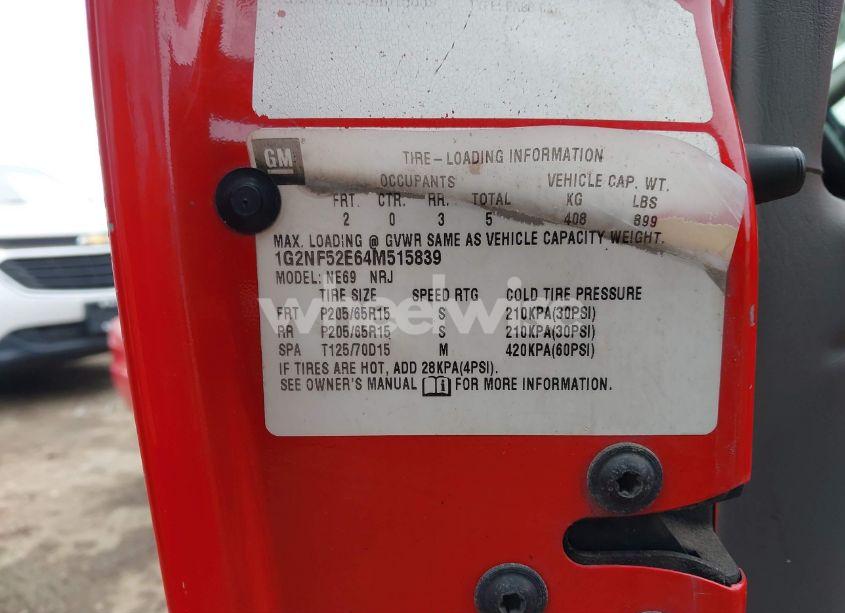 Photo 9 of 2004 Pontiac Grand AM SE1 (VIN 1G2NF52E64M515839)