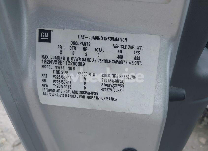 Photo 9 of 2001 Pontiac Grand AM GT1 (VIN 1G2NV52E11C280089)