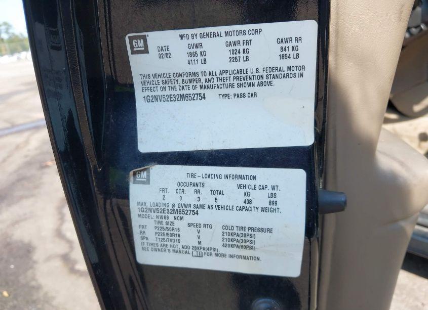 Photo 9 of 2002 Pontiac Grand AM GT1 (VIN 1G2NV52E32M652754)