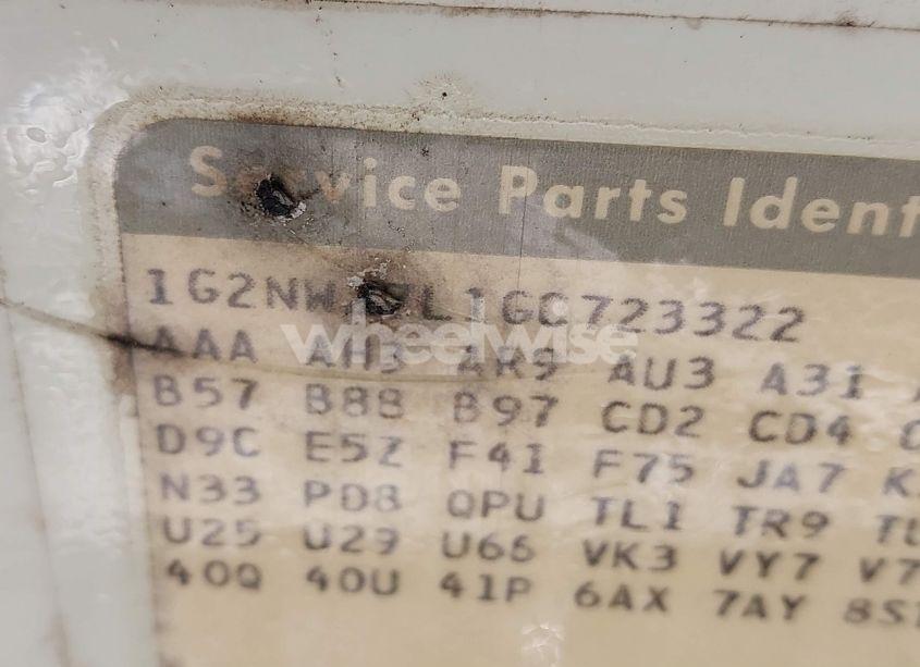 Photo 9 of 1986 Pontiac Grand AM SE (VIN 1G2NW27L1GC723322)