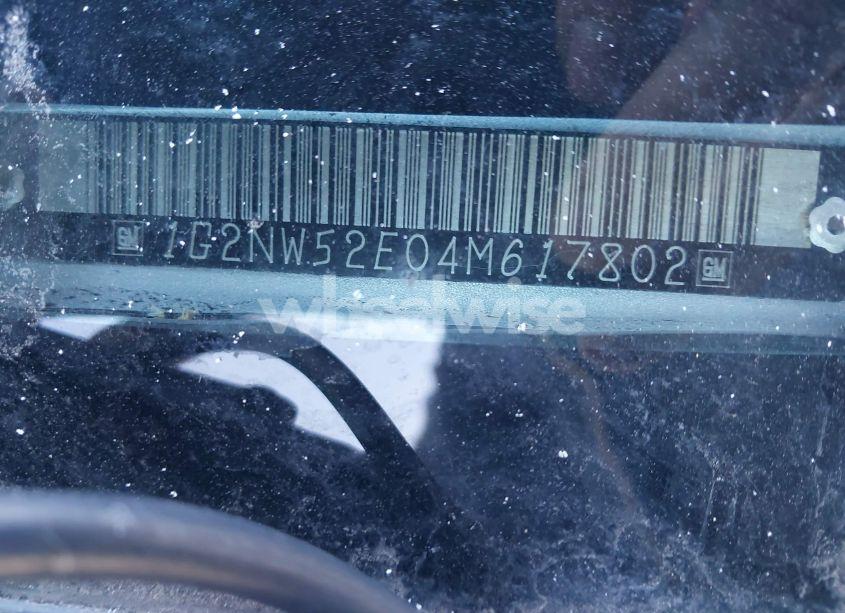 Photo 9 of 2004 Pontiac Grand AM GT (VIN 1G2NW52E04M617802)