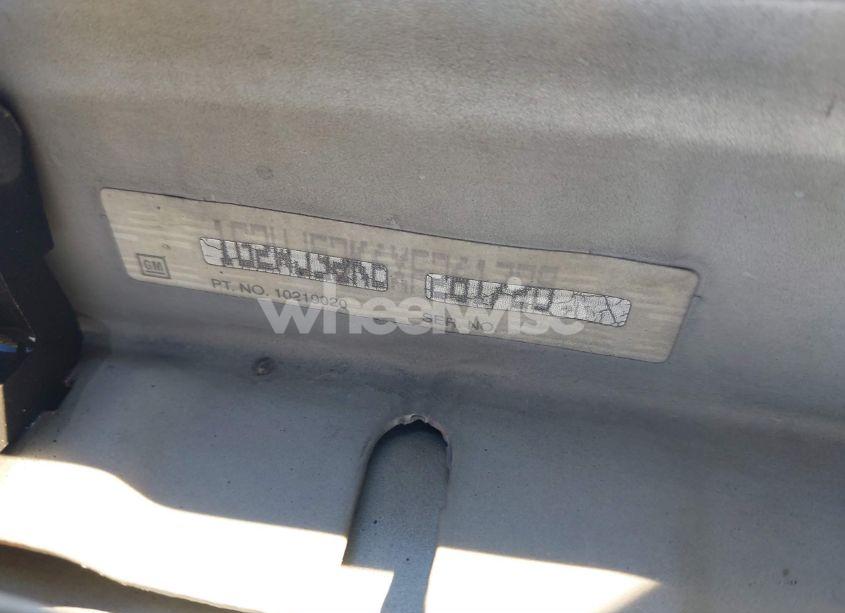 Photo 9 of 1999 Pontiac Grand PRIX SE (VIN 1G2WJ52K6XF261728)