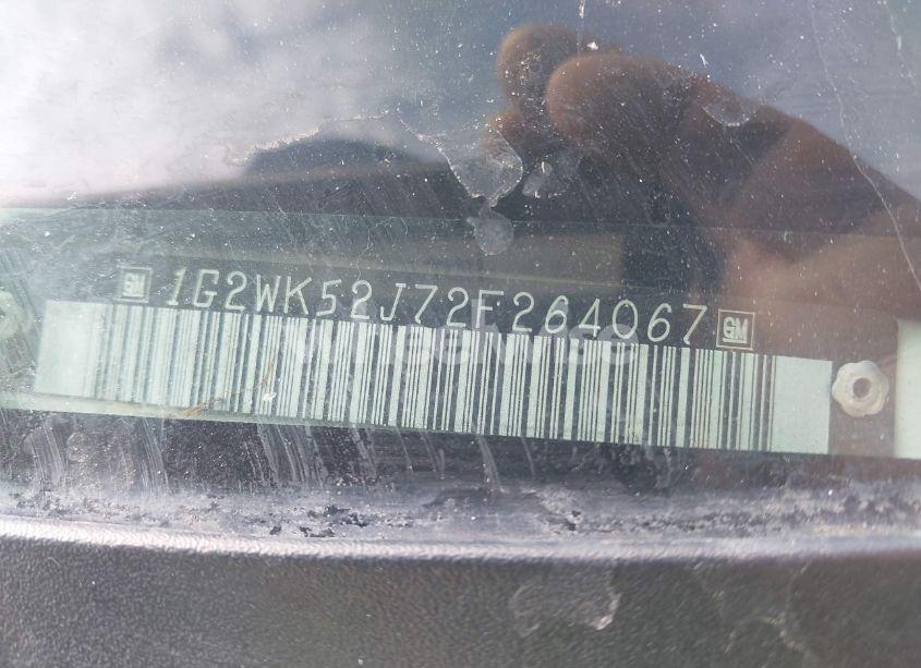 Photo 9 of 2002 Pontiac Grand PRIX SE (VIN 1G2WK52J72F264067)