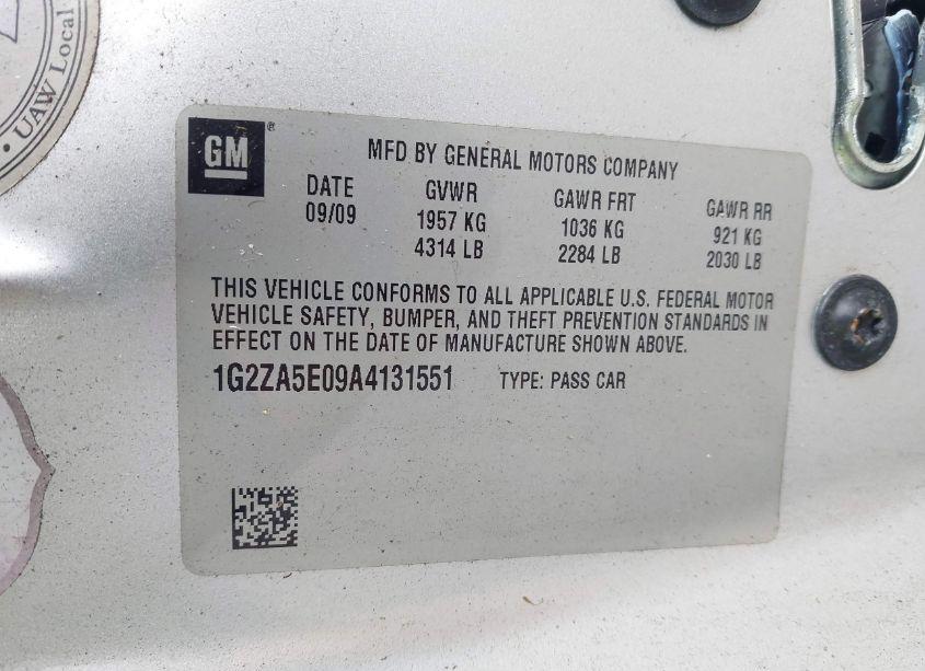 Photo 9 of 2010 Pontiac G6 (VIN 1G2ZA5E09A4131551)