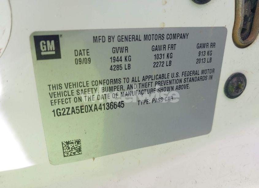 Photo 9 of 2010 Pontiac G6 (VIN 1G2ZA5E0XA4136645)