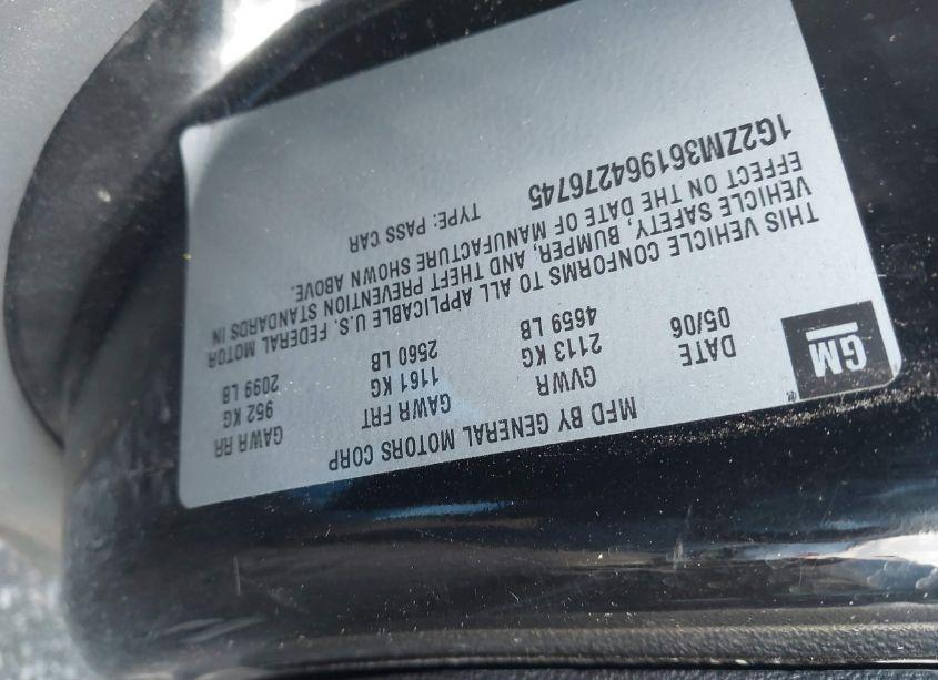 Photo 9 of 2006 Pontiac G6 GTP (VIN 1G2ZM361964276745)