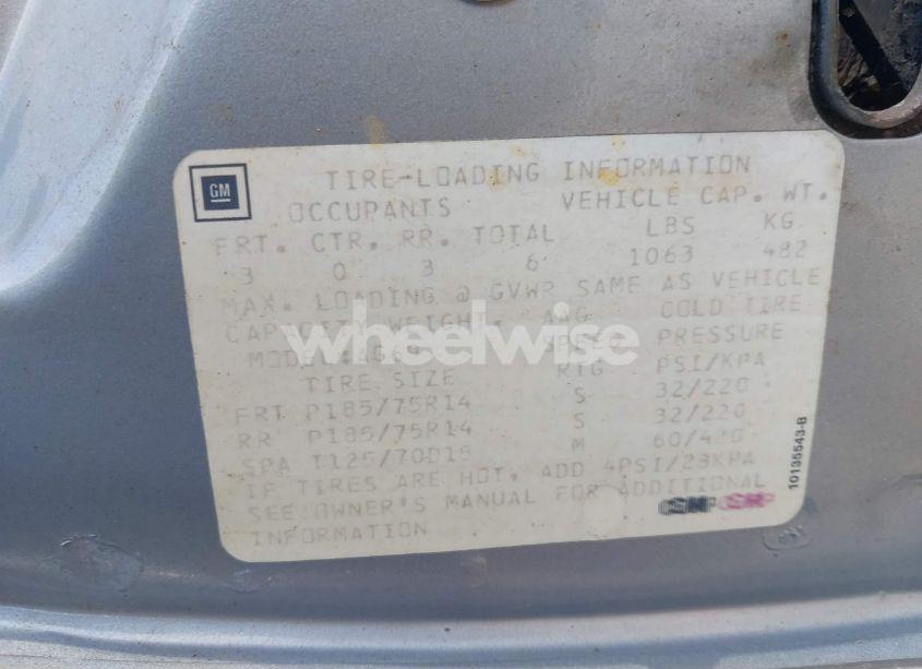 Photo 9 of 1995 Buick Century SPECIAL (VIN 1G4AG55M9S6490572)