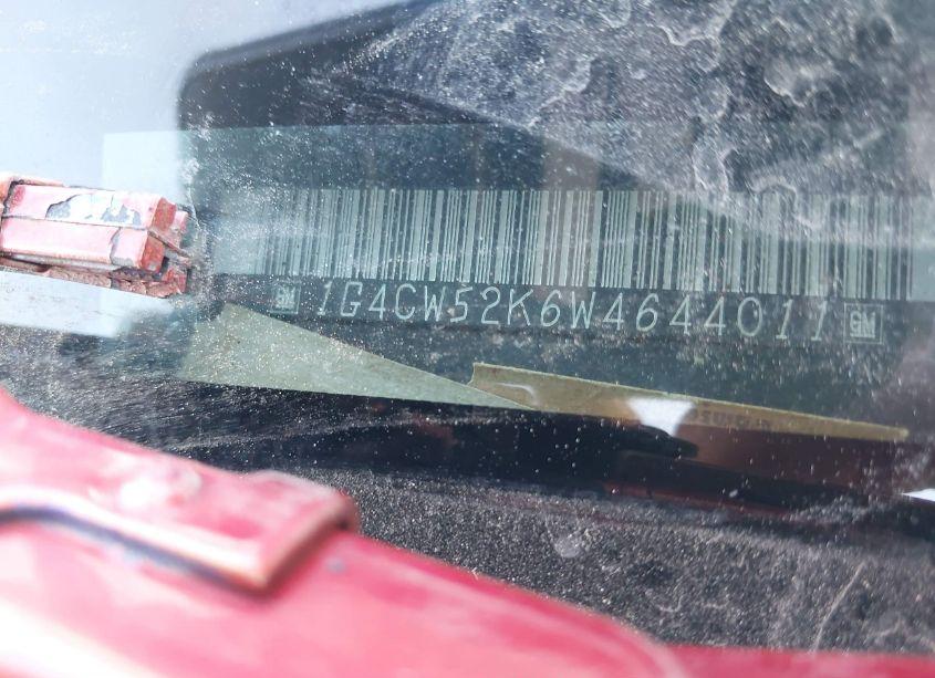 Photo 9 of 1998 Buick Park AVENUE (VIN 1G4CW52K6W4644011)