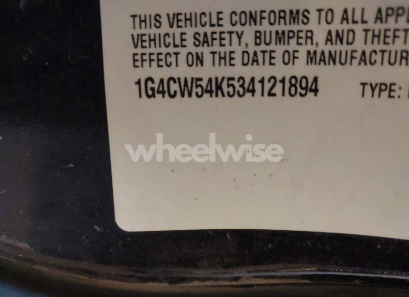 Photo 9 of 2003 Buick Park AVENUE (VIN 1G4CW54K534121894)