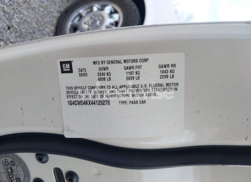 Photo 9 of 2004 Buick Park AVENUE (VIN 1G4CW54KX44129278)