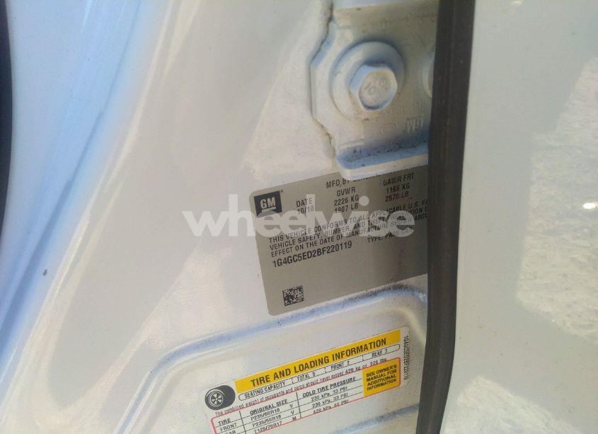 Photo 9 of 2011 Buick Lacrosse CXL (VIN 1G4GC5ED2BF220119)