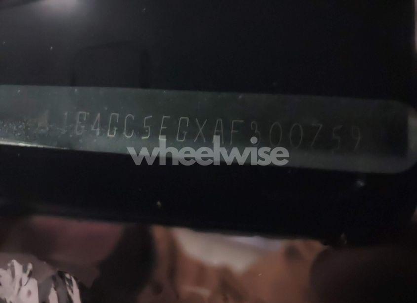 Photo 9 of 2010 Buick Lacrosse CXL (VIN 1G4GC5EGXAF300759)