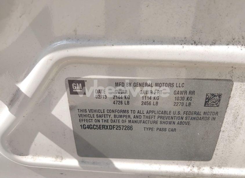 Photo 9 of 2013 Buick Lacrosse LEATHER GROUP (VIN 1G4GC5ERXDF257286)