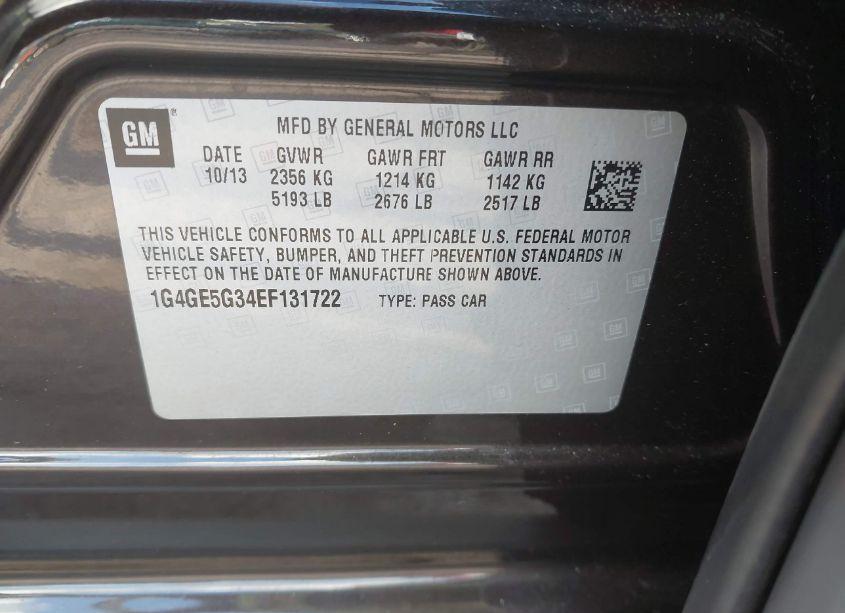 Photo 9 of 2014 Buick Lacrosse PREMIUM I GROUP (VIN 1G4GE5G34EF131722)