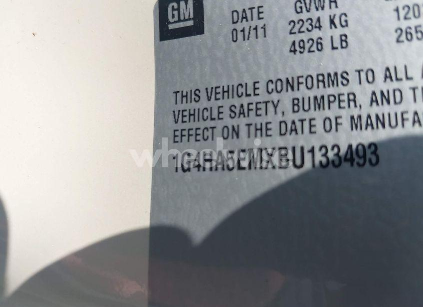 Photo 9 of 2011 Buick Lucerne CX (VIN 1G4HA5EMXBU133493)