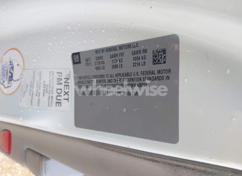 Photo 9 of 2011 Buick Lucerne CXL (VIN 1G4HC5EM5BU143844)