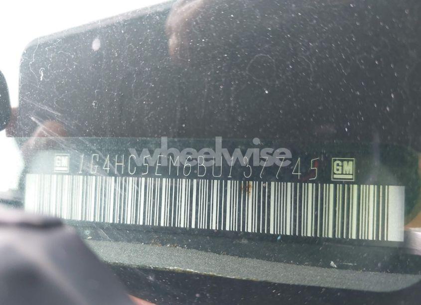 Photo 9 of 2011 Buick Lucerne CXL (VIN 1G4HC5EM6BU137745)