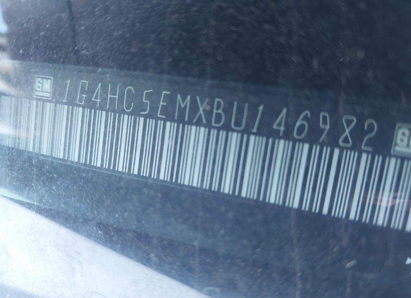 Photo 9 of 2011 Buick Lucerne CXL (VIN 1G4HC5EMXBU146982)