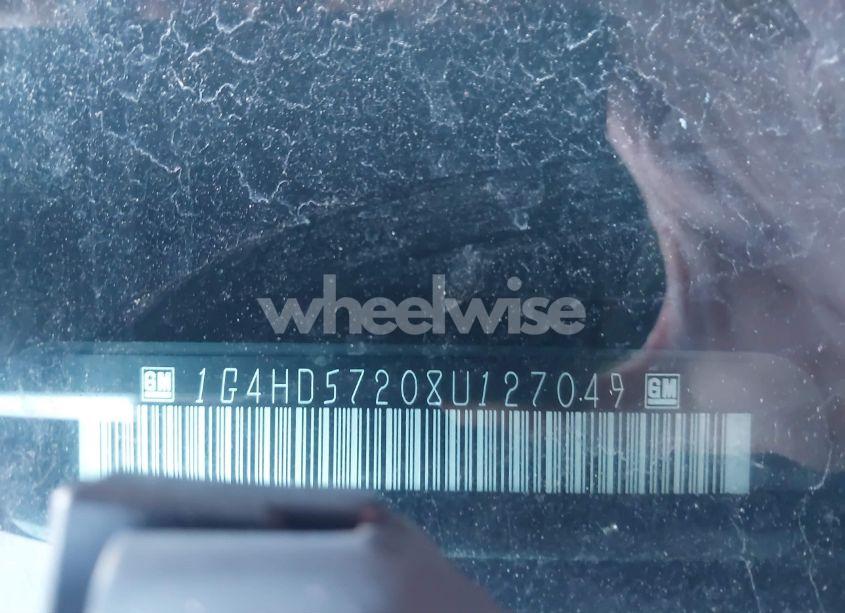 Photo 9 of 2008 Buick Lucerne CXL (VIN 1G4HD57208U127049)