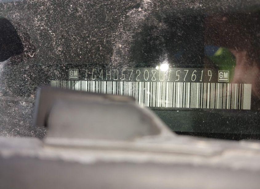 Photo 9 of 2008 Buick Lucerne CXL (VIN 1G4HD57208U157619)