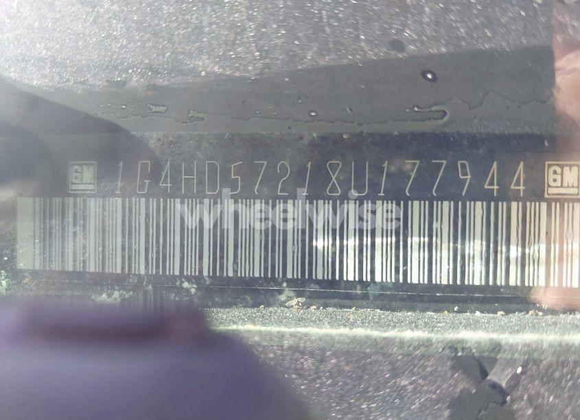 Photo 9 of 2008 Buick Lucerne CXL (VIN 1G4HD57218U177944)