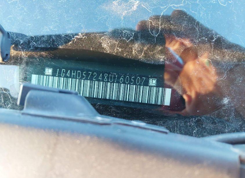 Photo 9 of 2008 Buick Lucerne CXL (VIN 1G4HD57248U160507)