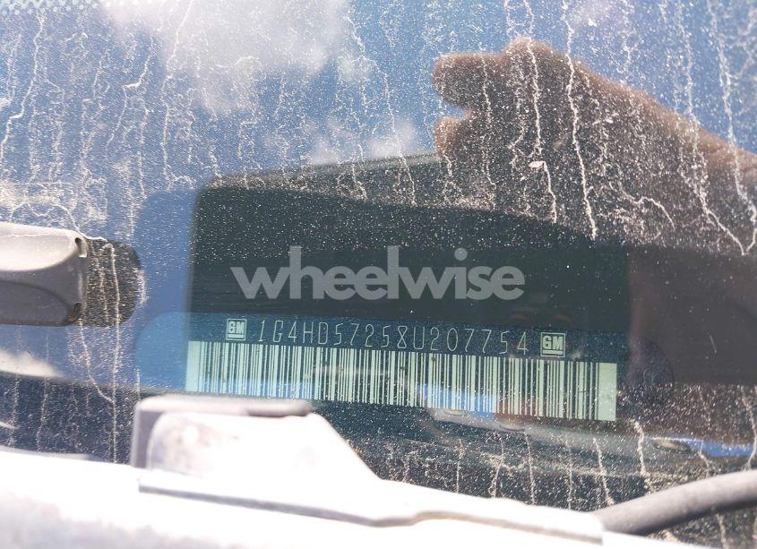 Photo 9 of 2008 Buick Lucerne CXL (VIN 1G4HD57258U207754)