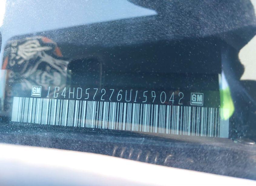 Photo 9 of 2006 Buick Lucerne CXL (VIN 1G4HD57276U159042)