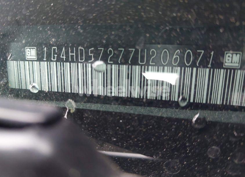 Photo 9 of 2007 Buick Lucerne CXL (VIN 1G4HD57277U206071)