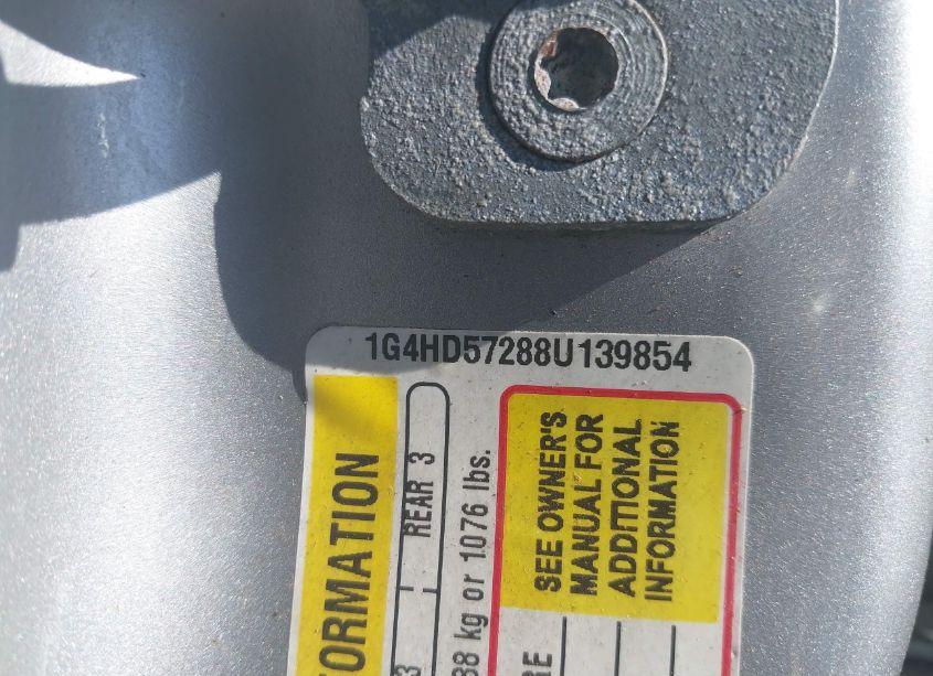 Photo 9 of 2008 Buick Lucerne CXL (VIN 1G4HD57288U139854)