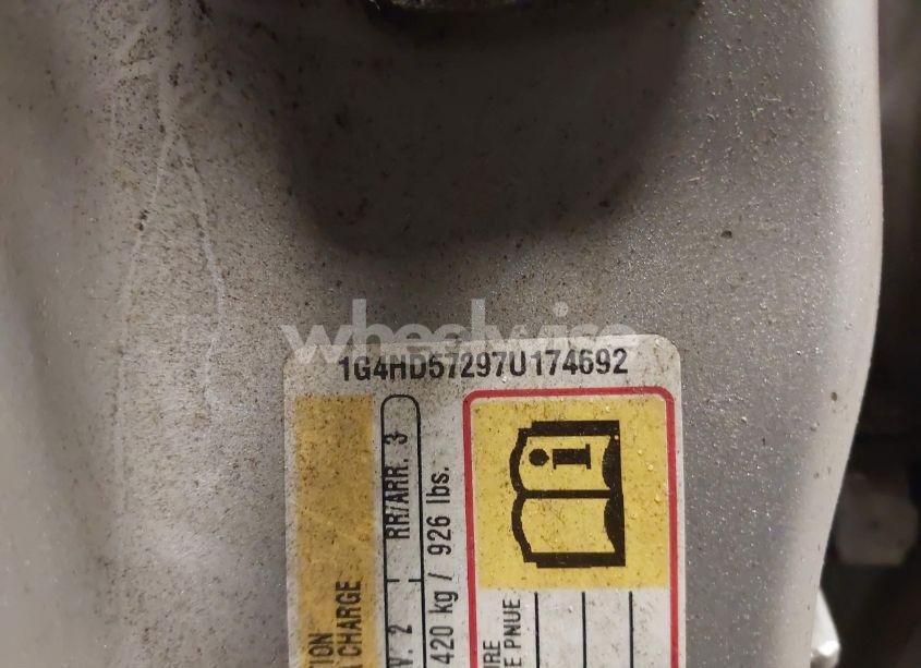 Photo 9 of 2007 Buick Lucerne CXL (VIN 1G4HD57297U174692)