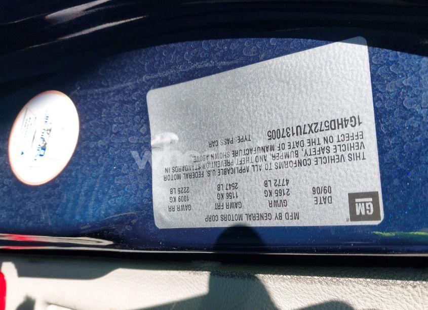 Photo 9 of 2007 Buick Lucerne CXL (VIN 1G4HD572X7U137005)