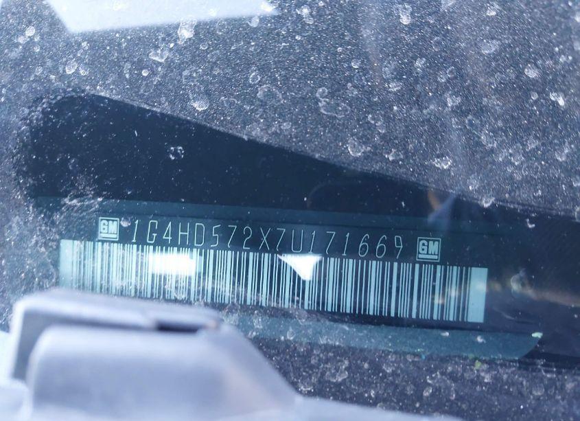 Photo 9 of 2007 Buick Lucerne CXL (VIN 1G4HD572X7U171669)