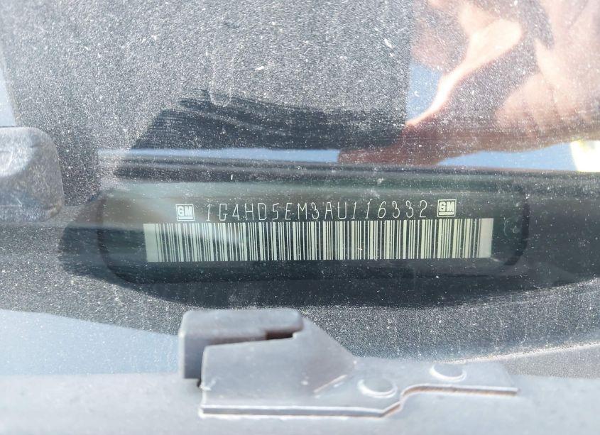 Photo 9 of 2010 Buick Lucerne CXL SPECIAL EDITION (VIN 1G4HD5EM3AU116332)