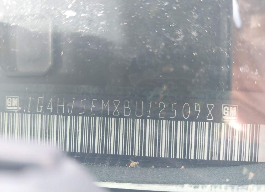 Photo 9 of 2011 Buick Lucerne CXL PREMIUM (VIN 1G4HJ5EM8BU125098)