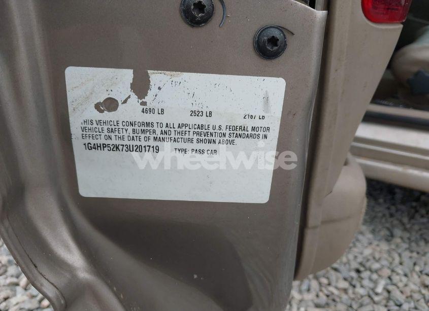 Photo 9 of 2003 Buick Lesabre CUSTOM (VIN 1G4HP52K73U201719)