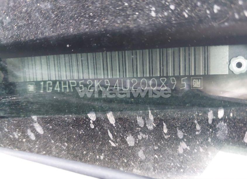 Photo 9 of 2004 Buick Lesabre CUSTOM (VIN 1G4HP52K94U200895)