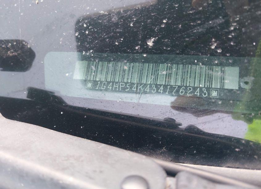 Photo 9 of 2003 Buick Lesabre CUSTOM (VIN 1G4HP54K434176243)