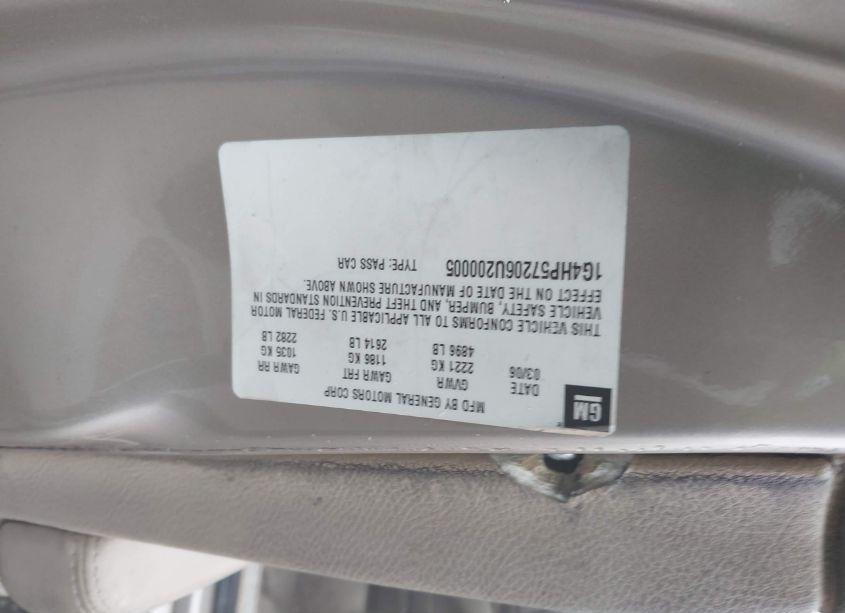 Photo 9 of 2006 Buick Lucerne CX (VIN 1G4HP57206U200005)