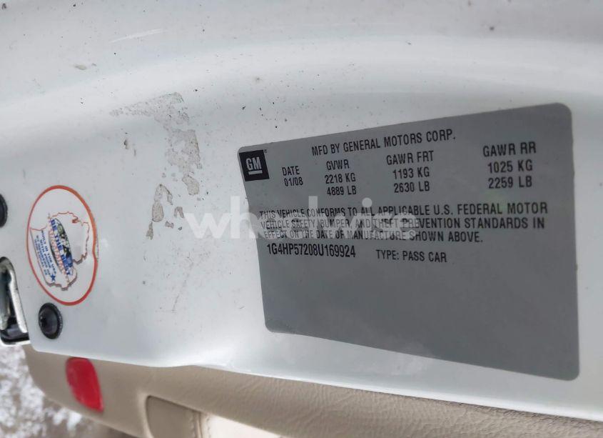 Photo 9 of 2008 Buick Lucerne CX (VIN 1G4HP57208U169924)