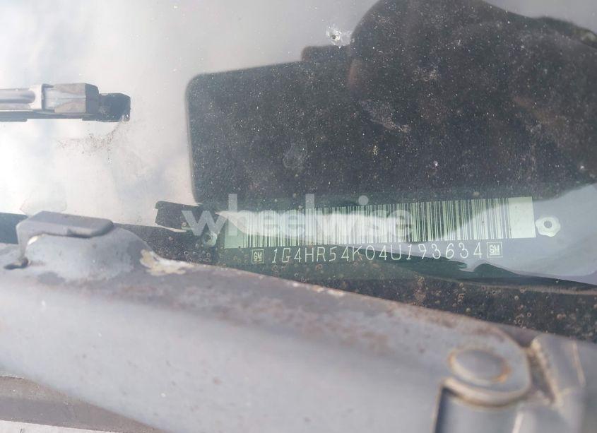 Photo 9 of 2004 Buick Lesabre LIMITED (VIN 1G4HR54K04U193634)