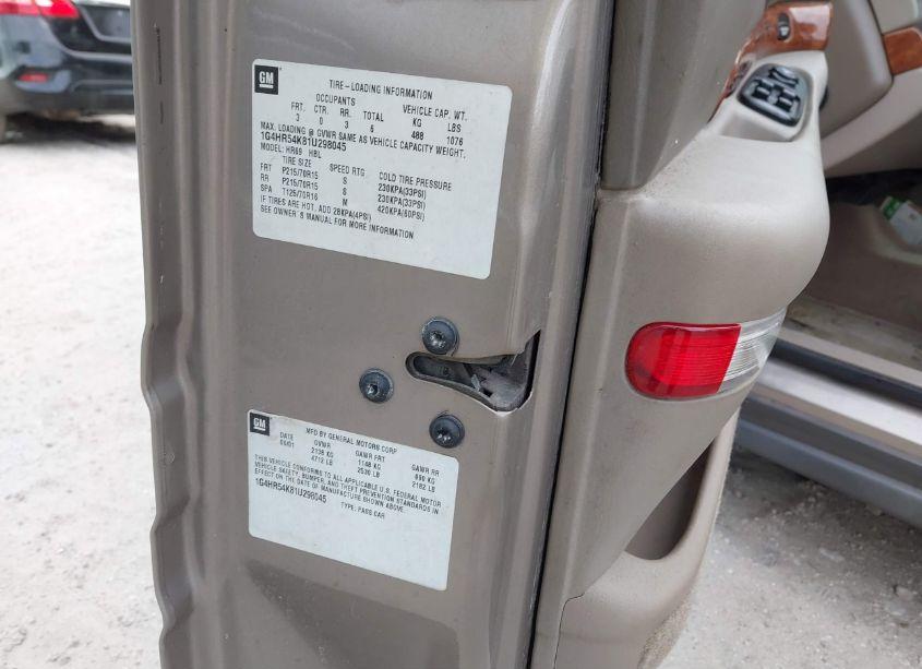 Photo 9 of 2001 Buick Lesabre LIMITED (VIN 1G4HR54K81U298045)