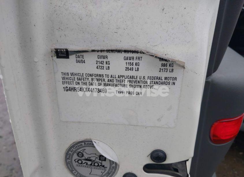 Photo 9 of 2004 Buick Lesabre LIMITED (VIN 1G4HR54KX44173469)