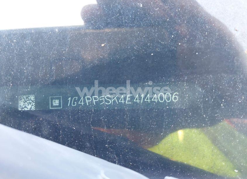 Photo 9 of 2014 Buick Verano (VIN 1G4PP5SK4E4144006)