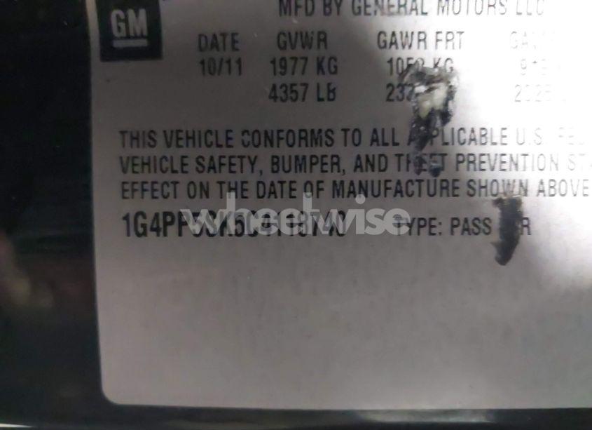 Photo 9 of 2012 Buick Verano (VIN 1G4PP5SK5C4118740)