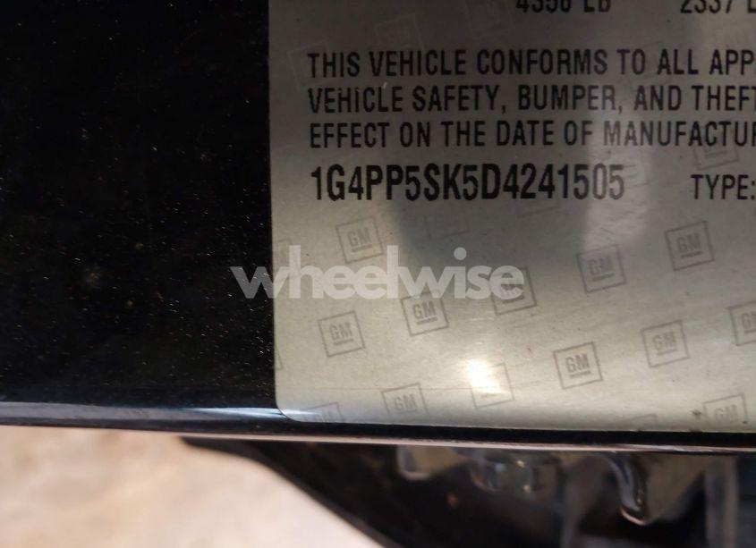 Photo 9 of 2013 Buick Verano (VIN 1G4PP5SK5D4241505)